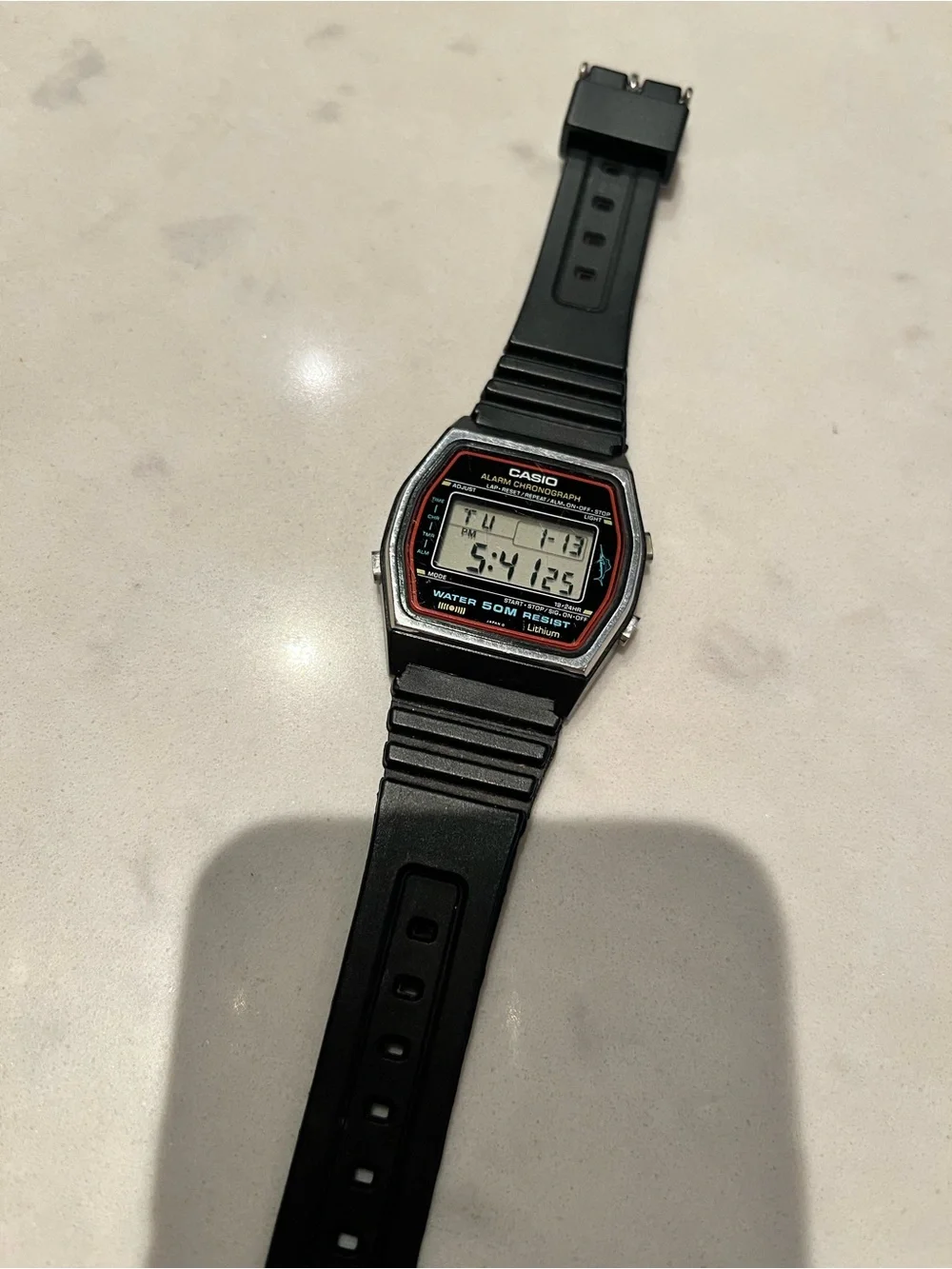 Vintage Pre-owned Rare Casio Marlin W-23 Module 248 WORKING, new battery